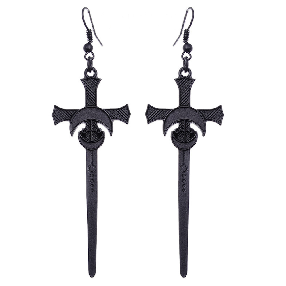 Restyle - Swords Oorbellen - Zwart